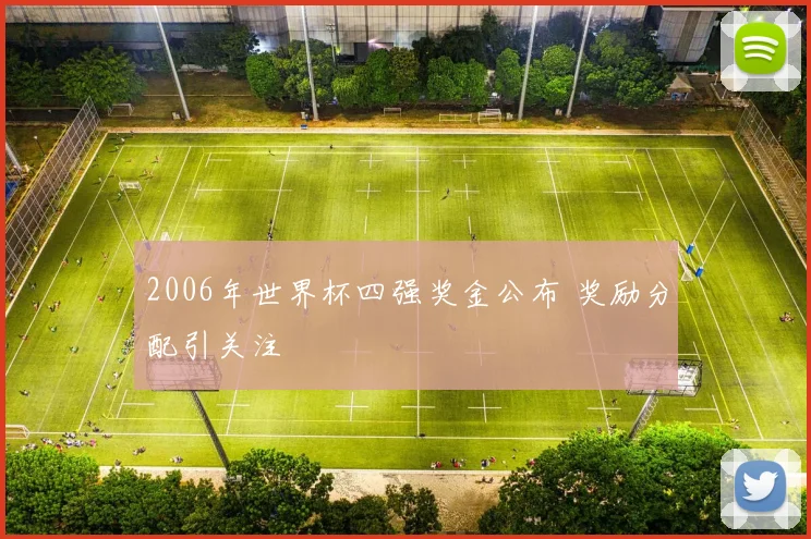 2006年世界杯四强奖金公布 奖励分配引关注